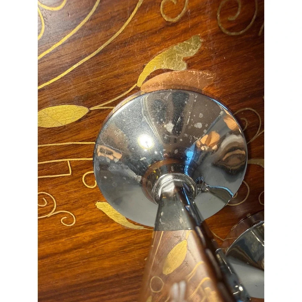 Vintage Towle Etched Floral Salt & Pepper Shakers‎